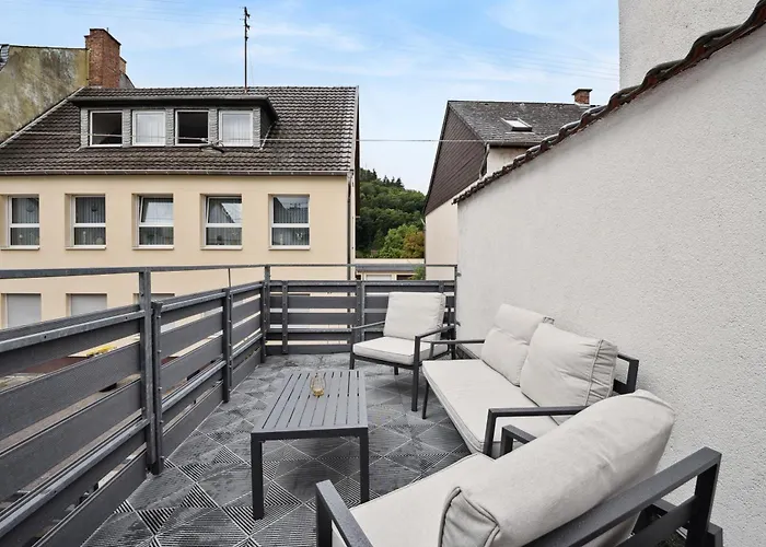 Daire Ferienhaus Andernach Mit Garten Hunde Willkommen Grosse Terrasse *